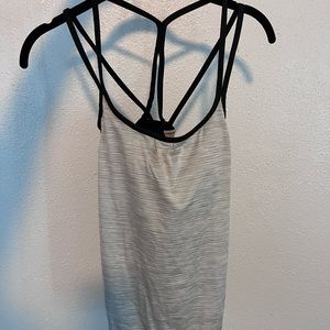 athleta workout tank with attached sports bra
